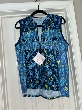 Terry sleeveless bike jersey